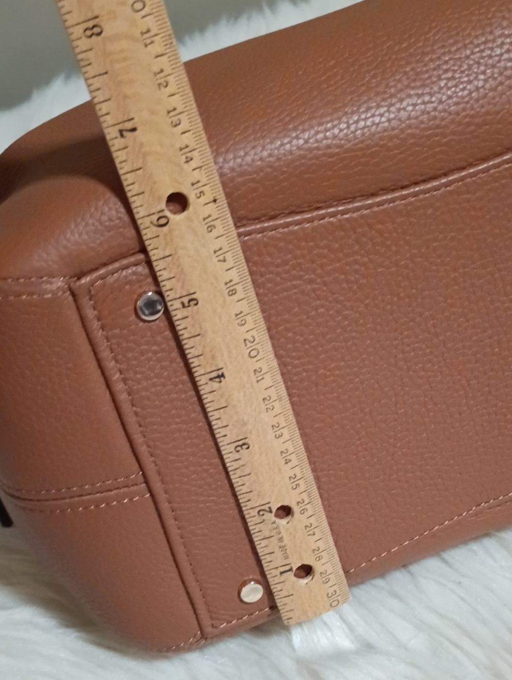 kate spade Dumpling satchel in Gingerbread Tan Pebble leather - Picture 10 of 16